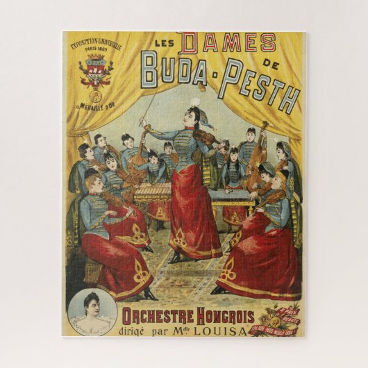 LES DAMES DE ~ BUDA PESTH LEGPUZZEL (Verticaal)