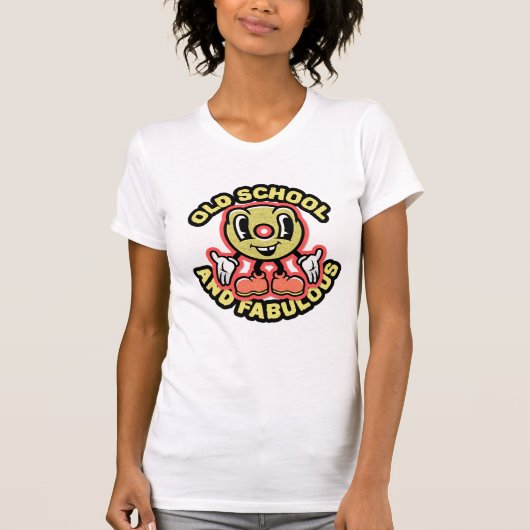 LES DAMES DE L'ANCIENNE ÉCOLE RETRO T-SHIRTS D'ANN (Devant)