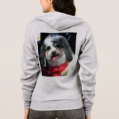 Les dames ferment la fermeture éclair le sweat - (Dos)