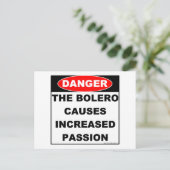 Les dangers de la carte postale Bolero (Debout devant)