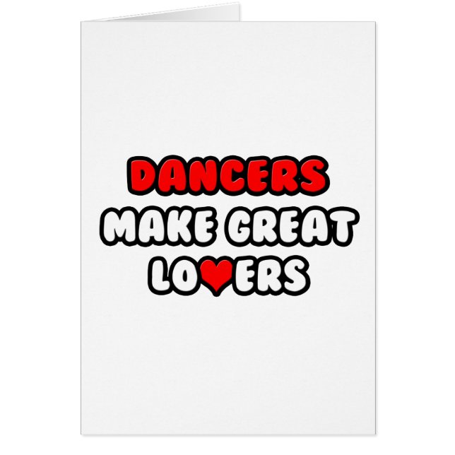 Les danseurs font de grands amoureux (Devant)