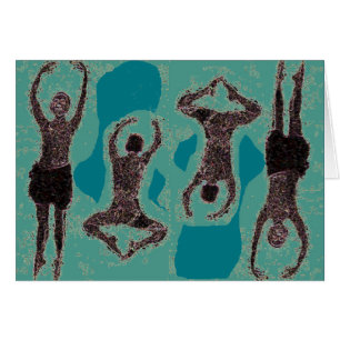 Les danseurs sautant le motif graphique