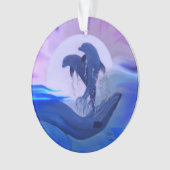 Les dauphins au clair de lune (devant)