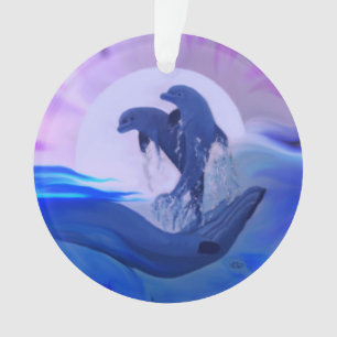 Les dauphins au clair de lune