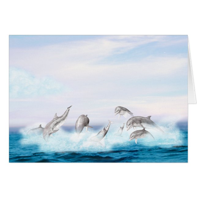 Les dauphins qui sautent (Devant Horizontal)