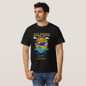 Les dauphins sont mon esprit Animal T-shirt (Devant entier)