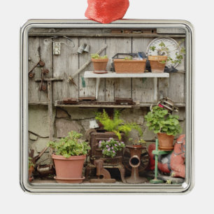 Les décorations sur la clôture en bois, île de 