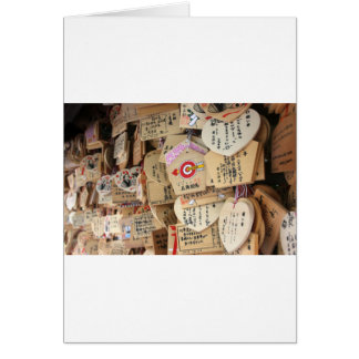 Les dédicaces en bois du sanctuaire japonais