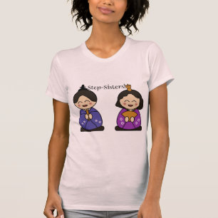 Les demi-soeurs, femmes affinent le T-shirt du