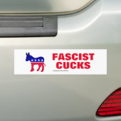 Les Démocrates Sont Un Sticker À Cucks Fasciste (En voiture)
