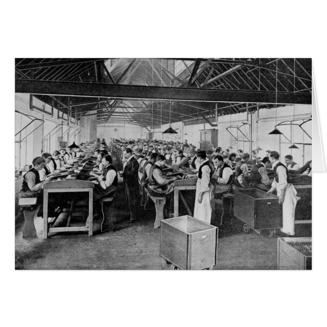 Les départements de fabrication de cigares (Devant horizontal)
