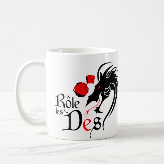 Les Dés de Tasse Officielle - de Rôle - tasse (Gauche)
