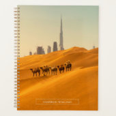 Les déserts | Vue Skyline de Dubaï avec chameaux (Devant)