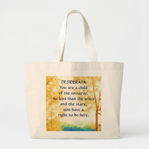 Les DESIDERATA se sont fanés sac de trembles