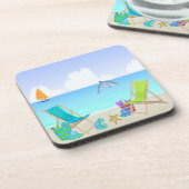 Les dessous de verre de détente de boissons de (Côté gauche)