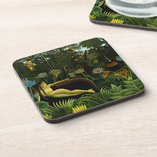 Les dessous de verre "Le rêve" de Rousseau (Côté gauche)