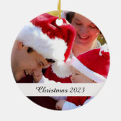 Les deux côtés Famille Photo Ornements Keepsaké Ca (Dos)