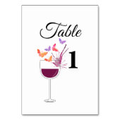 les deux côtés, vin, carte de table (Par défaut)