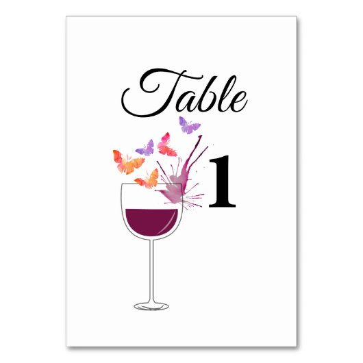 les deux côtés, vin, carte de table (Par défaut)