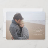 Les deux d'entre nous Photo Wedding Save the Date (Dos)