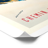 Les Diablerets Switzerland Vintage Ski Poster (Coin)