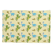 Les dinosaures choisissent la taie d'oreiller de (Dos)