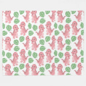 Les dinosaures ! Couverture en polaire (Devant (Horizontal))