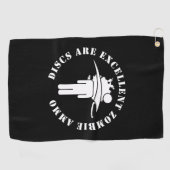 Les disques sont une excellente serviette de golf  (Horizontal)