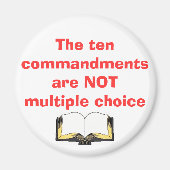 Les dix commandements Magnet (Devant)