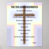 Les Dix Commandements - Poster de la Croix Arc-en- (Devant)