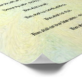 Les Dix Commandements - Poster Floral Pastel (Coin)