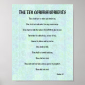 Les Dix Commandements - Poster Greenish Twists (Devant)