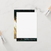 Les doigts de Dieu Arbre Cartes de Sympathie (Devant/Arrière en situation)