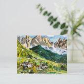 Les Dolomites, Carte Postale (Debout devant)