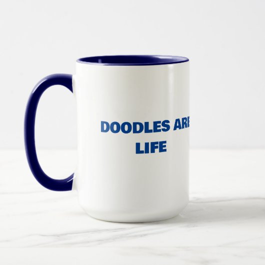 Les Doodles sont des mugs de vie (Gauche)