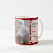 Les Dots et les Stripes Photo Mug (Devant droit)