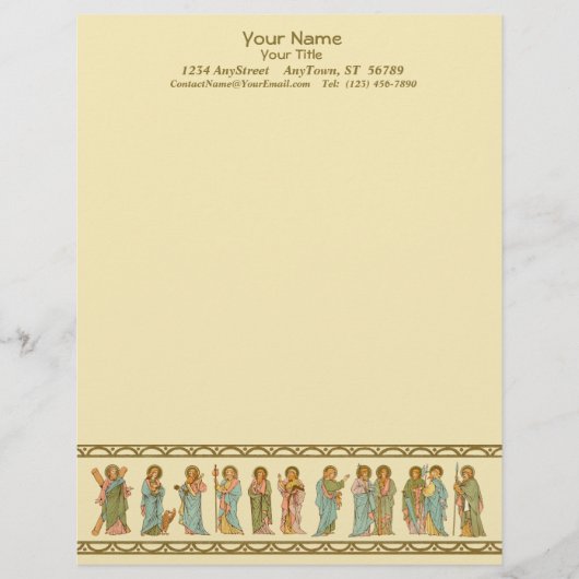 Les Douze Apôtres (RLS 20a, Feuille A) Papeterie (Devant)