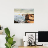 Les douze apôtres vue plage Australie Poster (Bureau à domicile)