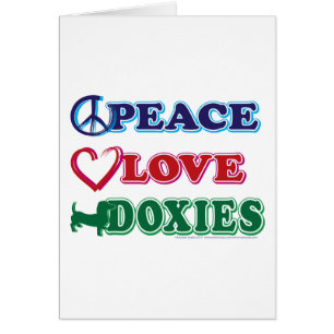 Les Doxies De L'Amour De La Paix - Dachsund