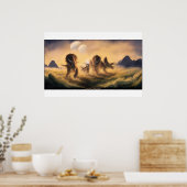 Les Dragons d'Adonai - Affiche de la Bible (Cuisine)