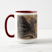 Les dragons - tasse (Gauche)