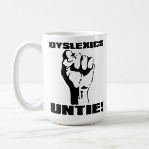 Les dyslexiques délient la tasse drôle