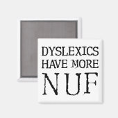 Les dyslexiques ont des aimants de frigo plus drôl (Recto/Verso)