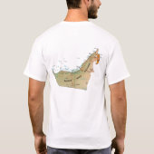 Les EAU marquent et tracent le T-shirt (Dos)