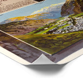 Les Eaux-Bonnes France Poster vintage 1900 (Coin)