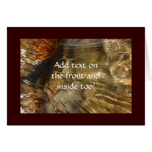 Les eaux encore profondes (Devant horizontal)