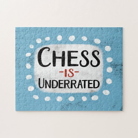 Les Échecs Sont Sous-Évalués Puzzle (Horizontal)