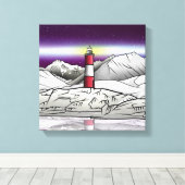 Les Eclaireurs Lighthouse Argentina Canvas Afdruk (Insitu (Houten vloer))
