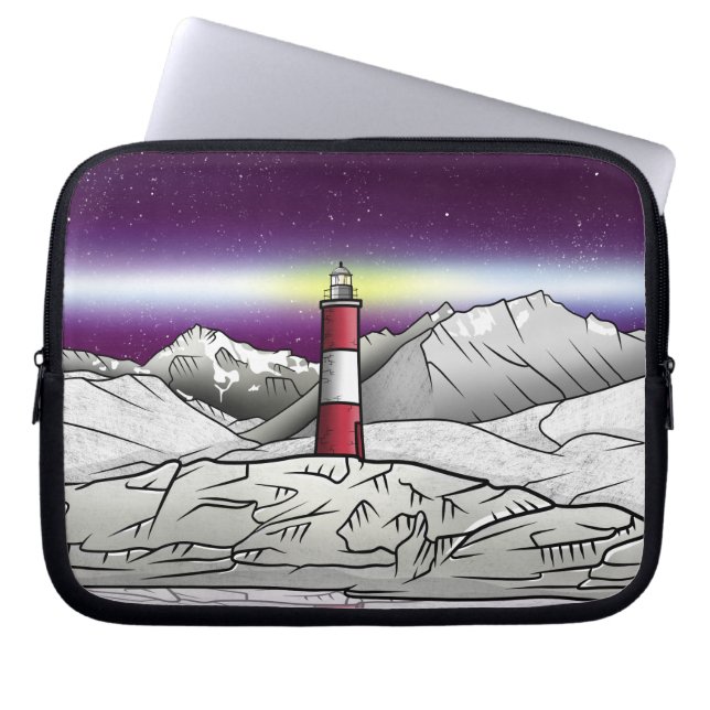 Les Eclaireurs Lighthouse Argentina Laptop Sleeve (Voorkant)