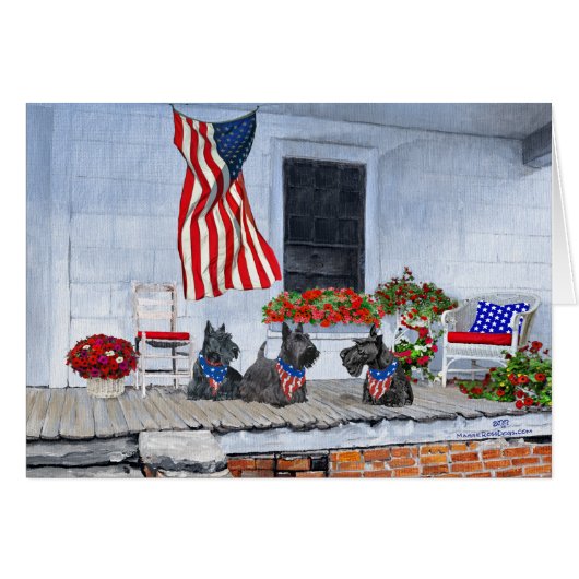 Les écossais patriotiques attendent la grande para (Devant horizontal)